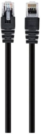 Патч-корд UTP Cablexpert PP6U-1M/BK кат.6, 1м, литой, многожильный (черный)