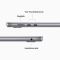 15-inch MacBook Air: Apple M2 chip with 8-core CPU and 10-core GPU, 512GB - Space Grey,Model A2941