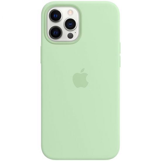 iPhone 12 Pro Max Silicone Case with MagSafe - Pistachio, Model A2498