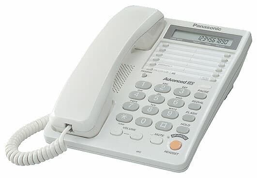 KX-TS2365 Проводной телефон (RUW) Белый