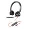 Наушники Poly Blackwire 3320 Stereo USB-C Headset  USB-C/A Adapter (8X219AA)