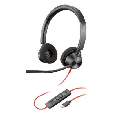 Наушники Poly Blackwire 3320 Stereo USB-C Headset  USB-C/A Adapter (8X219AA)
