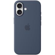 iPhone 16 Silicone Case with MagSafe - Denim,Model A3313