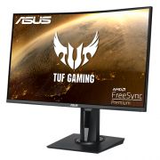 Монитор ASUS VG27VQ VA,27",16:9 FHD (1920x1080x165Hz),400cd/m2,3000:1,178/178,1ms,HDMI,DP,DVI,Sp 2W,Gaming,Black