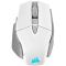Corsair M65 RGB ULTRA WIRELESS Gaming Mouse, Backlit RGB LED, Optical, Silver ALU, White, EAN: 840006658740