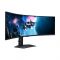 Игровой монитор Odyssey G9 G95C 49" SAMSUNG VA 5120x1440 1000R 240Hz 1мс 450кд/м2 2500:1 2xHDMI 1xDP 2xUSB3.0 HDR10+ Гейминг. HAS (Регулируемая по высоте подставка) 120мм. LS49CG954EIXCI