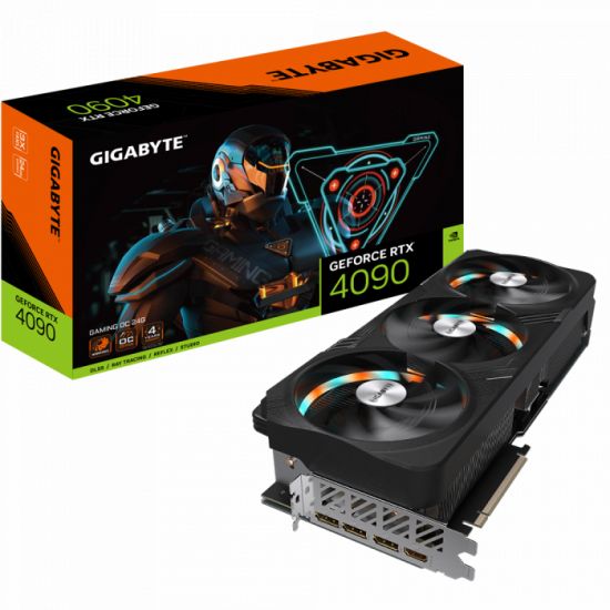 Видеокарта Gigabyte GV-N4090GAMING OC-24GD 1.0 , 24Gb GDDR6X 384Bit, DP, HDMI, GAMING OC, BOX