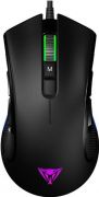 Оптическая игровая мышь Patriot Viper V550 PV550OUXK <8 программируемых кнопок, 4000 dpi (10,000 через приложение), Настраиваемая светодиодная подсветка, Эргономичный симметричный дизайн>