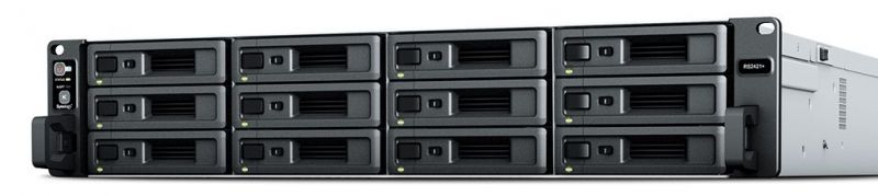 Synology RS2421RP+ 12xHDD 2U NAS-сервер 2 блока питания (до 24-и HDD модуль RX1217/RX1217RP X 1)