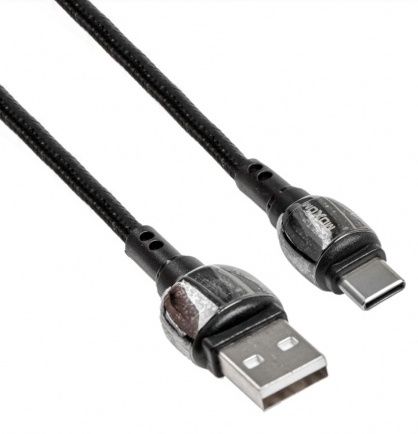 Дата-кабель Moxom Zinc Mirror USB - Micro (MX-CB42)2m\QC\черный