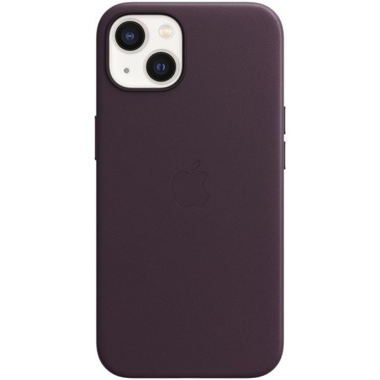 iPhone 13 Leather Case with MagSafe - Dark Cherry, Model A2702