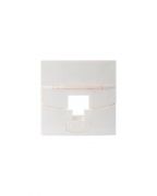 3M FQ100078648 Лицевая панель под модуль Volition®, 1-порт, 22,5 х 45, белая