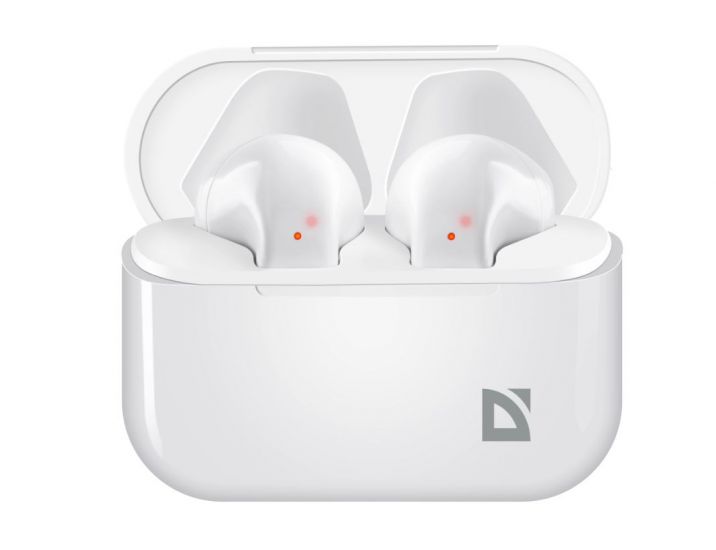 Наушники-вкладыши беспроводные Defender Twins 955 Белый