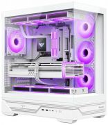 Компьютерный корпус Huntkey MVP Destiny White / ATX / Без БП (MVP Destiny W)