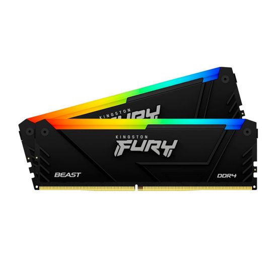 Kingston 32GB 3600MT/s DDR4 CL18 DIMM (Kit of 2) FURY Beast RGB