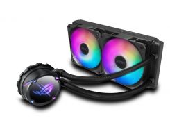 Водяное охлаждение CPU Asus ROG STRIX LC II 240 ARGB 120mm Liquid CPU Cooler, 2 x 12cm PWM Fan, ARGB