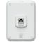 Ubiquiti UniFin U70IW Wall mounted WiFi 7 AP with 4 spatial streams and an integreated 2.5GbE PoE switch desined for hospitality enviorments