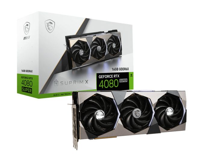 Видеокарта MSI GeForce RTX 4080 SUPER 16G SUPRIM X, 16GB, GDDR6X, 256-bit, HDMI 3xDP