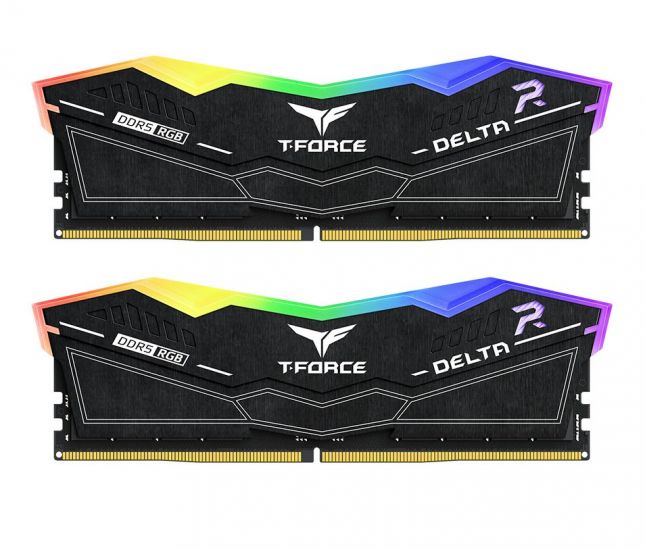 Оперативная память 16GB Kit (2x8GB) 6000MHz DDR5 Team Group DELTA RGB FF3D516G6000HC38ADC01 Black