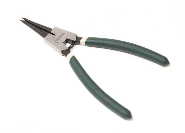 Съемник стопорных колец прямой на разжим(L-200мм),в блистере ROCKFORCE RF-609200SS 28530