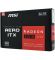 Видеокарта MSI Radeon RX 550, 2GB GDDR5 64-bit DVI HDMI DP RX 550 AERO ITX 2G OC