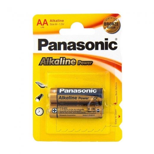 Батарейки Panasonic Alkaline Power LR6APB/2BP АА 1,5V (Блистер, 2шт)(042259)