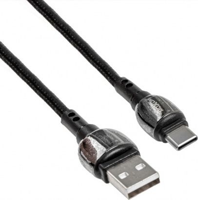 Дата-кабель Moxom Zinc Mirror USB - Micro (MX-CB43)3m\QC\черный