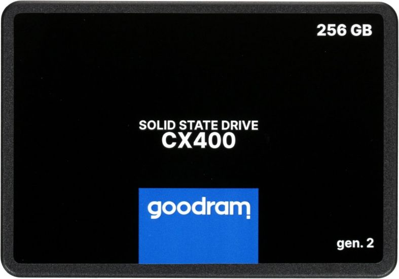 Твердотельный накопитель 256GB SSD GOODRAM CX400 Gen,2 2,5” SATA3 3D NAND R550Mb/s W480MB/s 7mm SSDPR-CX400-256-G2