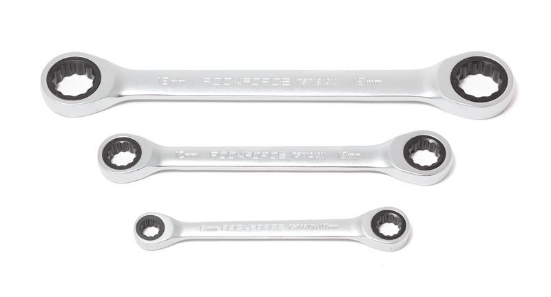 Ключ накидной трещоточный 12х13мм ROCKFORCE RF-7571213M 28387