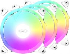 Вентилятор для корпуса PCCooler F3 T120 ARGB WH 3IN1 3x120mm 500-1800 ± 10% RPM White