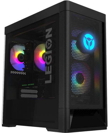 Системный блок Lenovo 90RT00RXRS Legion T5 26IOB6 Intel Core i7-11700F 2,5Ghz Octa/2x8GB/1TB SSD/NVIDIA GeForce RTX 3060 Ti 8GB GDDR6/Wi-Fi 6/BT5.1/Windows 11 Home/1Y/Black