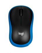 Мышь компьютерная  Mouse wireless LOGITECH M185, Blue