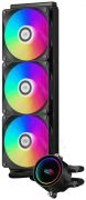 Водяное охлаждение для CPU PCCooler DA360 ARGB BK TDP 300W, 3x120mm ARGB Fans, 4-pin PWM, LGA Intel 115X/1200/1700/1851/20XX, AMD AM4/AM5 Black DA360 ARGB BK