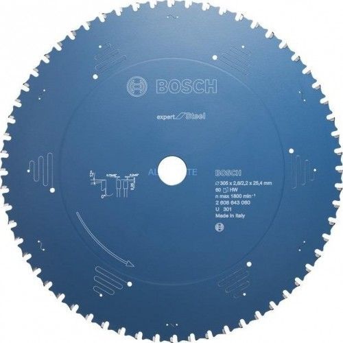 Bosch ЦИРКУЛЯРНЫЙ ДИСК 305x25,4 60 Expert for Steel
