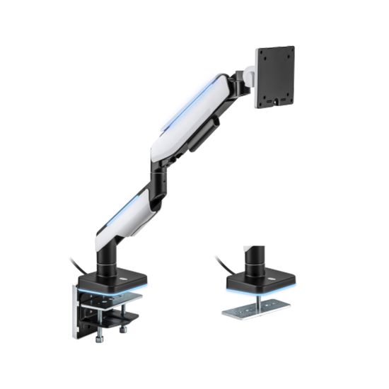 Настольный кронштейн с газлифтом XG MGG-1749 white для 1 монитора (17"-49") Белый