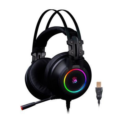 Наушники микрофон игровые Bloody G528 <HIFI, 7.1, 20Hz-20kHz, 32 Om, 100dB (1KHz), 2m>