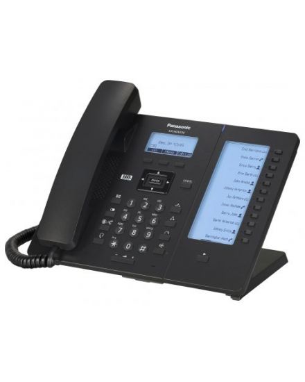 Panasonic KX-HDV230RUB Проводной SIP-телефон 2.3-дюйм, 6 линий, 2 порта,PoE, память 500 номеров /