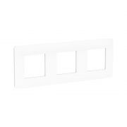 Рамка SE NU200618 Unica New 3 постовая белый
