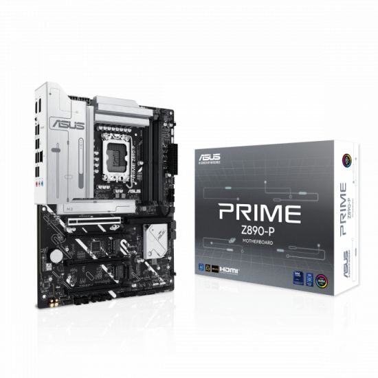 Материнская плата ASUS PRIME Z890-P, LGA1851 Z890, 4xDDR5, 4xSATA3, 4xM.2, 1xHDMI, 1xDP, 1xPCIe5.0x16, 2xPCIe4.0x16 ATX