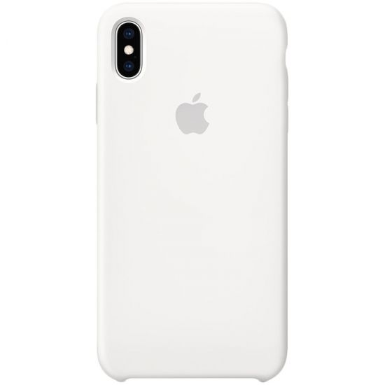 iPhone XS Max Silicone Case - White, Model