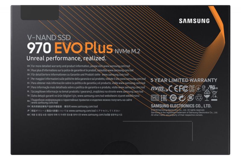 MZ-V7S1T0BW Samsung SSD Накопитель 970 EVO PLUS 1TB