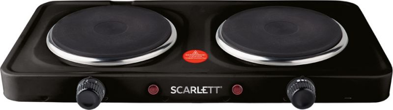 Электроплитка Scarlett SC-HP700S12 черный