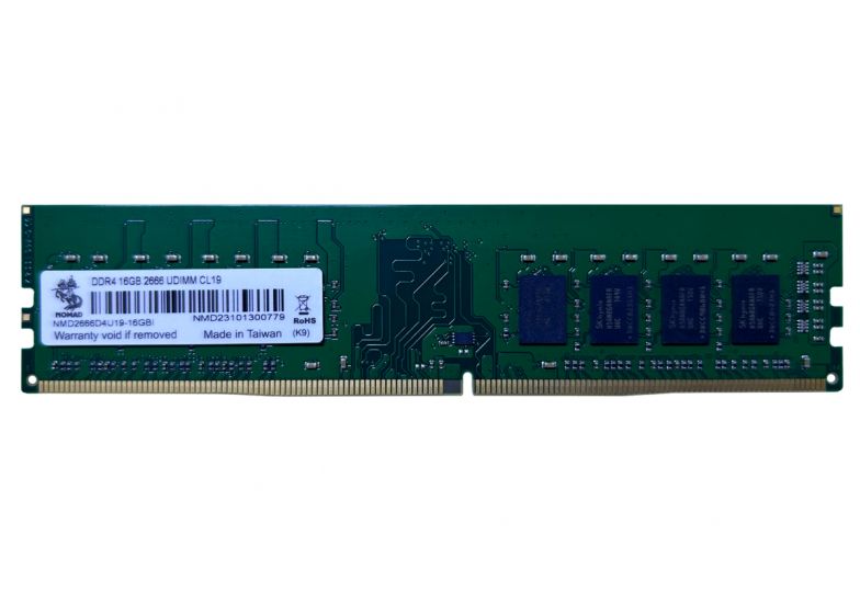 Оперативная память 32GB DDR4 2666MHz NOMAD PC4-21300 CL19 NMD2666D4U19-32GB Bulk Pack FULL совместимость!