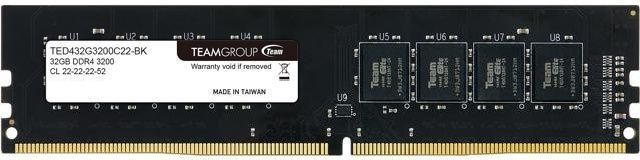 Оперативная память 32GB 3200MHz DDR4 Team Group ELITE PC4-25600 CL22 TED432G3200C2201
