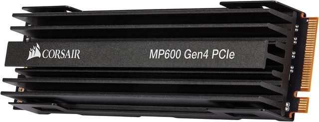 Твердотельный накопитель 500GB SSD Corsair Series MP600 PCIe Gen 3.0x4 NVMe M.2 2280 R4950Mb/s W2500MB/s CSSD-F500GBMP60