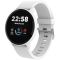 CANYON Smart watch, 1.3inches IPS full touch screen, Round watch, IP68 waterproof, multi-sport mode, BT5.0, compatibility with iOS and android, Silver white, Host: 25.2*42.5*10.7mm, Strap: 20*250mm, 45g