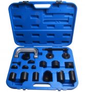 Съемник сайлентблоков и подшипников с набором оправок 21 предмет, в кейсе ROCKFORCE RF-921T2 17666