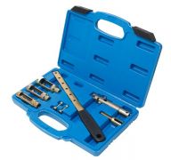 Рассухариватель клапанов 8 предметов(сменные толкатели: 20, 26, 34мм), в кейсе ROCKFORCE RF-908G7A 28438