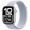 Apple Watch Series 10 GPS 42mm Silver Aluminium Case with Blue Cloud Sport Loop,Model A2997
