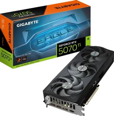 Видеокарта Gigabyte GV-N507TEAGLE OC-16GD, GeForce RTX 5070Ti Eagle OC, 16Gb GDDR7, 256Bit, DP, HDMI, BOX